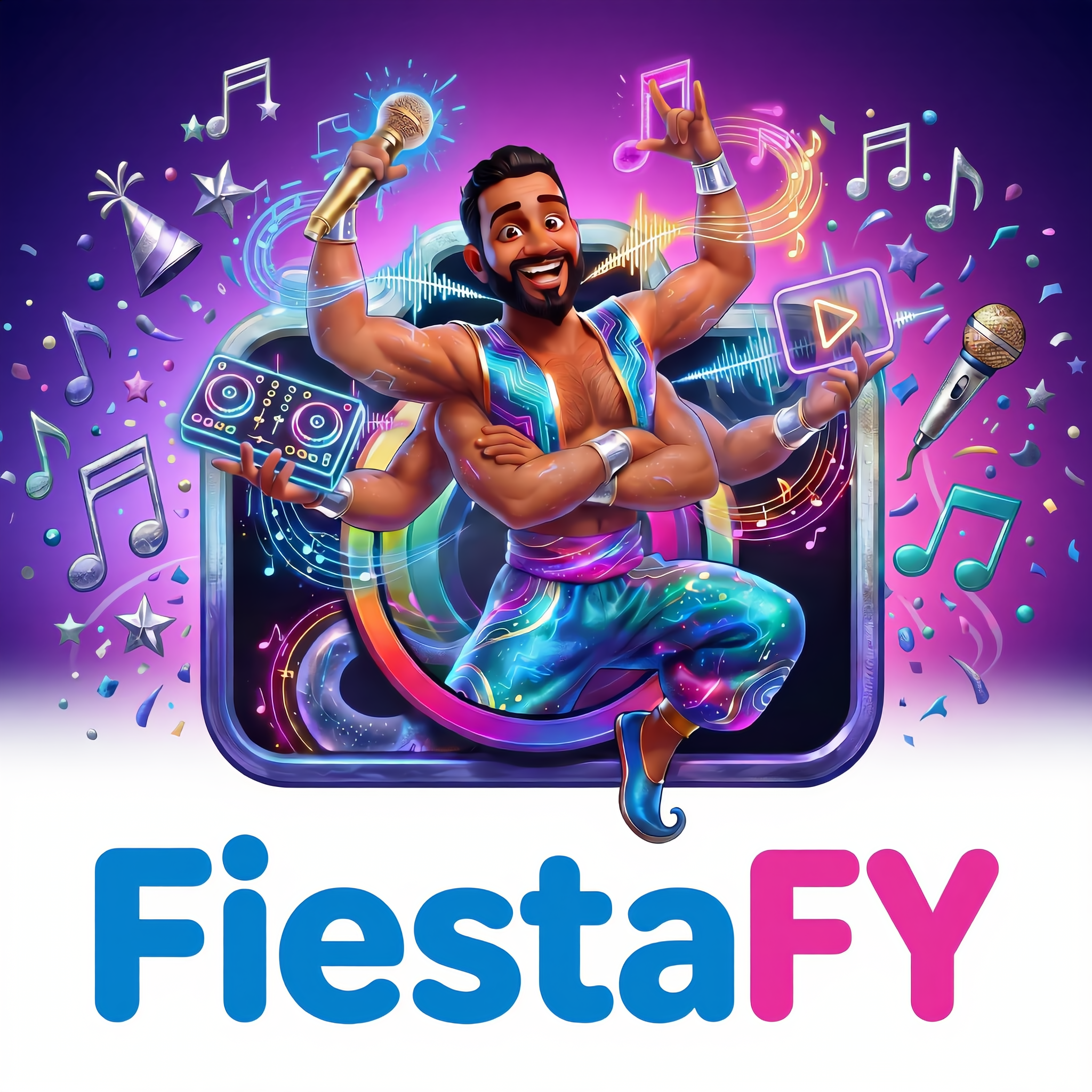 FiestaFY DJ Mascot